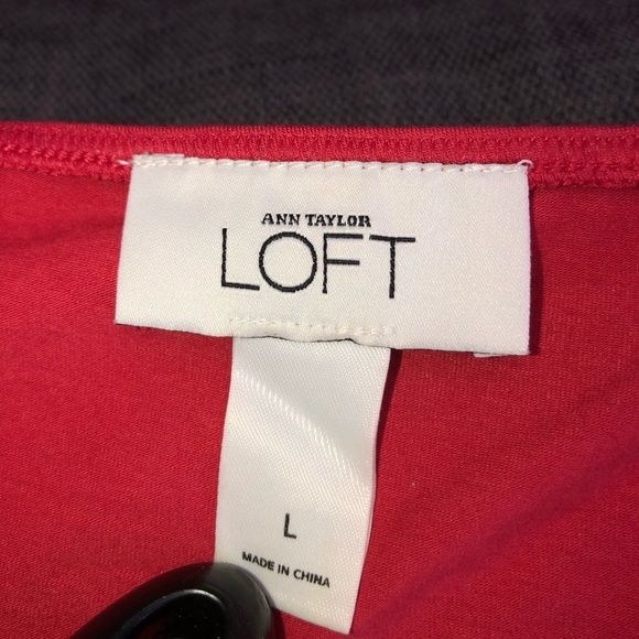 🔥LOFT Beaded Coral Halter Top Sz L (B-30) - Picture 5 of 8